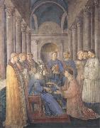 Fra Angelico,Ordination of St Lawrence, Sandro Botticelli